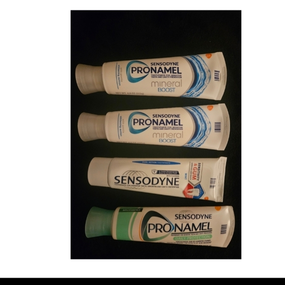 QTY 4 Assorted Sensodyne Proenamel Toothpastes - Picture 1 of 2